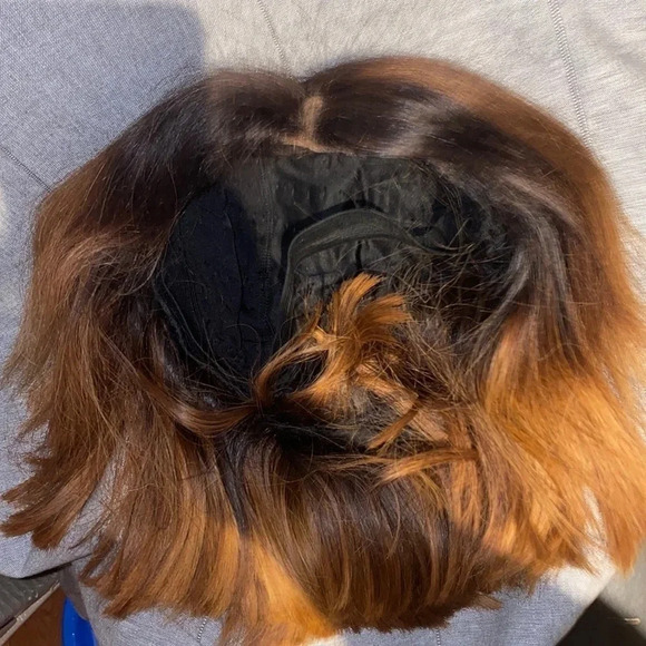 Brunnete Ombré  Lace front bob cut wig - Picture 8 of 11